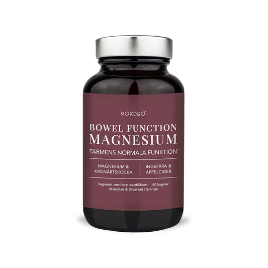 Bowel function Magnesium 60 kapslar Nordbo