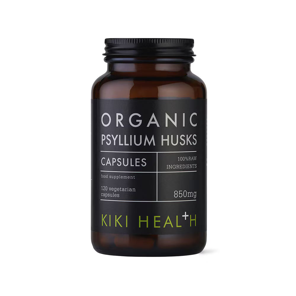 Organic Psyllium Husk 120 kapslar Kiki Health