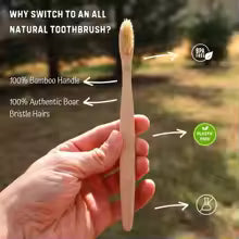 Naturlig Boar Bristle Tandborste